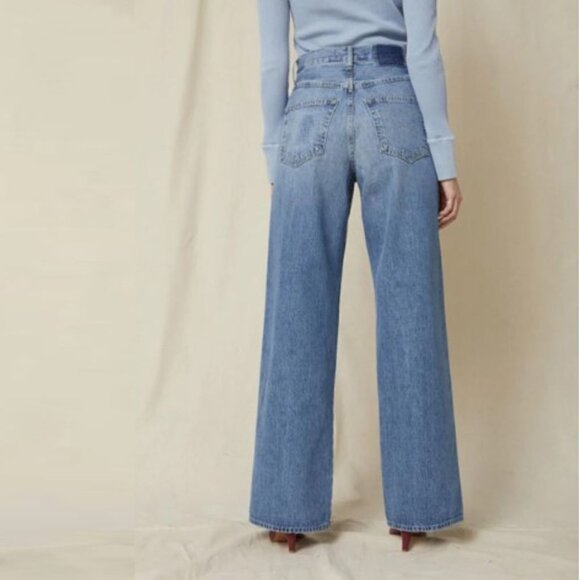 AMO Frida Wide Leg Jeans Back to Life Wash 27 EUC - Picture 5 of 15